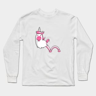 Jumping Unicorn Long Sleeve T-Shirt